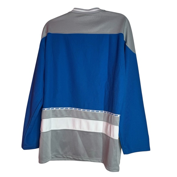 NWT Detroit Lions Mens Blue Pullover Size Medium - Picture 2 of 4
